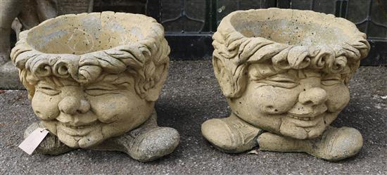 Pair of face planters